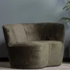 Wohnen Retro-Samt-Sofa in Dunkelgrün - Prakto