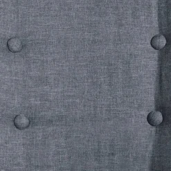 Best Wohnen Retro-Sessel in Jeansblau Stoff - Florida