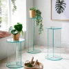 Clearance Wohnen Runde Blumensäulen aus Glas - Shivan (dreiteilig)