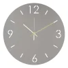 Sale Wohnen Runde Uhr in Taupe aus Stahl - Bombasti
