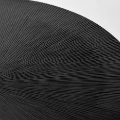 Clearance Wohnen Runder Beistelltisch in Schwarz Antik Finish - Adne