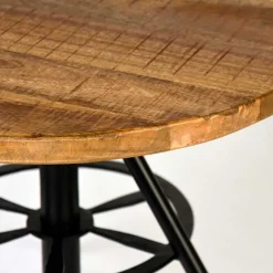 New Wohnen Runder Beistelltisch mit Design 3-Fußgestell - Safda