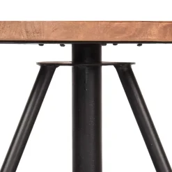 New Wohnen Runder Beistelltisch mit Design 3-Fußgestell - Safda