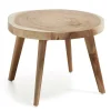 New Wohnen Runder Couchtisch Flanzios mit Baumkante