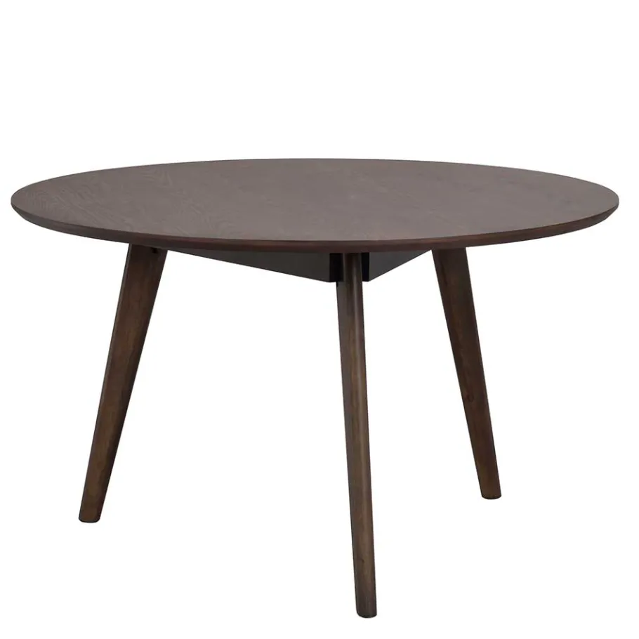 New Wohnen Runder Couchtisch in Eiche Dunkel - Arletta