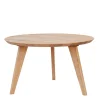 New Wohnen Runder Couchtisch mit Schweizer Kante - Conturay