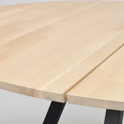 Sale Wohnen Runder Esstimmertisch in White Wash Eiche - Mocina