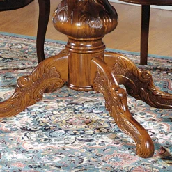 Sale Wohnen Runder Esstisch im Barockstil Magari mit Nussbaum Furnier