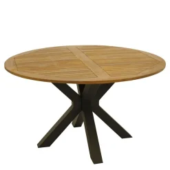 Outlet Wohnen Runder Gartentisch mit Spider Gestell - Orleans