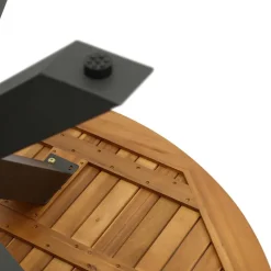 Outlet Wohnen Runder Gartentisch mit Spider Gestell - Orleans