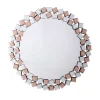 Clearance Wohnen Runder Mosaik Spiegel in Rosegold - Promenada