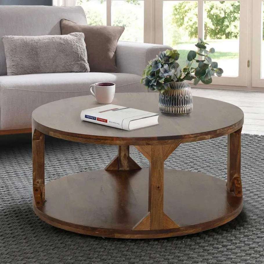 Best Wohnen Runder Wohnzimmer Tisch in 60cm oder 90cm - Laxie
