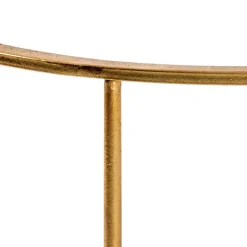 New Wohnen Runder Wohnzimmer Tisch mit Glas & Spiegelglas - Alisa