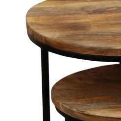 Wohnen Rundes Beistelltisch-Set modern - Celona (zweiteilig)