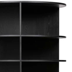 Sale Wohnen Rundes Standregal aus Esche Massivholz - Nircana