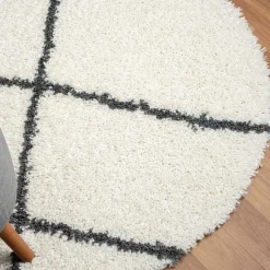 Discount Wohnen Rundteppich mit Hochflor - Gotamy