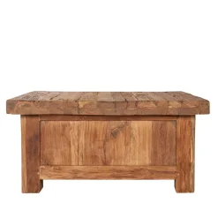 Wohnen Rustikaler Couchtisch Ragista aus Teak Recyclingholz