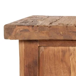 Wohnen Rustikaler Couchtisch Ragista aus Teak Recyclingholz
