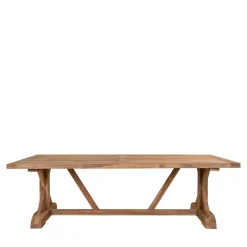 Best Wohnen Rustikaler Gartentisch aus Teak Massivholz - Acess