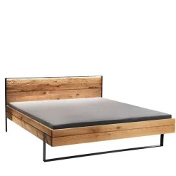 Clearance Wohnen Rustikales Design Bett auf Kufen - Claas