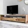 Best Wohnen Rustikales Lowboard mit Naturkante - Necrus