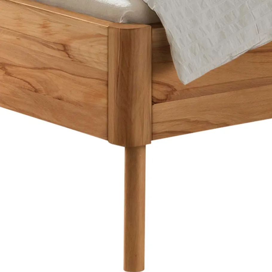 Hot Wohnen Rustikal-modernes Doppelbett aus Wildbuche - Polentona