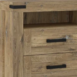 Online Wohnen Rustikal-modernes Sideboard in Eiche Dunkel - Ginetta
