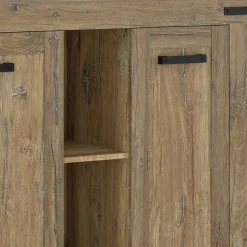 Online Wohnen Rustikal-modernes Sideboard in Eiche Dunkel - Ginetta