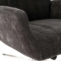 Best Wohnen Samt Retrosessel mit Fußhocker - Gilianoa (zweiteilig)