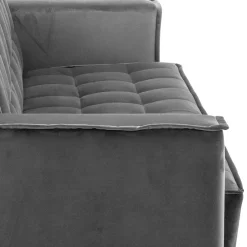 Best Wohnen Samtvelours Federkerncouch mit Bettfunktion - Vlacoma