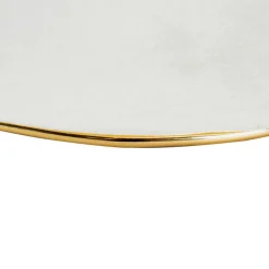 Clearance Wohnen Samtvelours Hocker in Cremeweiß - Cedrom