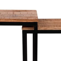 Clearance Wohnen 2-Satz Beistelltisch Industrial Style - LittleBill (zweiteilig)