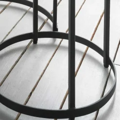 Wohnen 2-Satz Tisch aus Recyclingholz Teak - Sonna (zweiteilig)