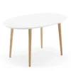 Clearance Wohnen Scandi Ausziehtisch in Oval - Hakamo