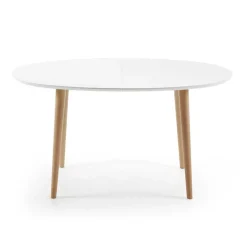 Clearance Wohnen Scandi Ausziehtisch in Oval - Hakamo