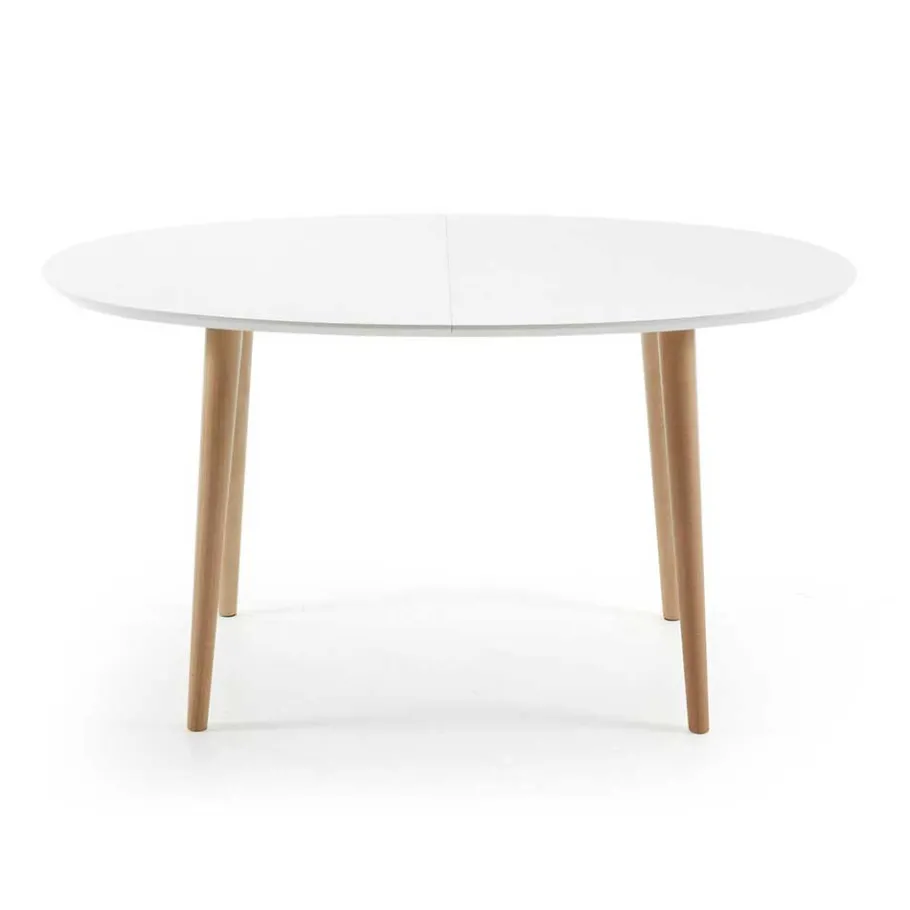Clearance Wohnen Scandi Ausziehtisch in Oval - Hakamo