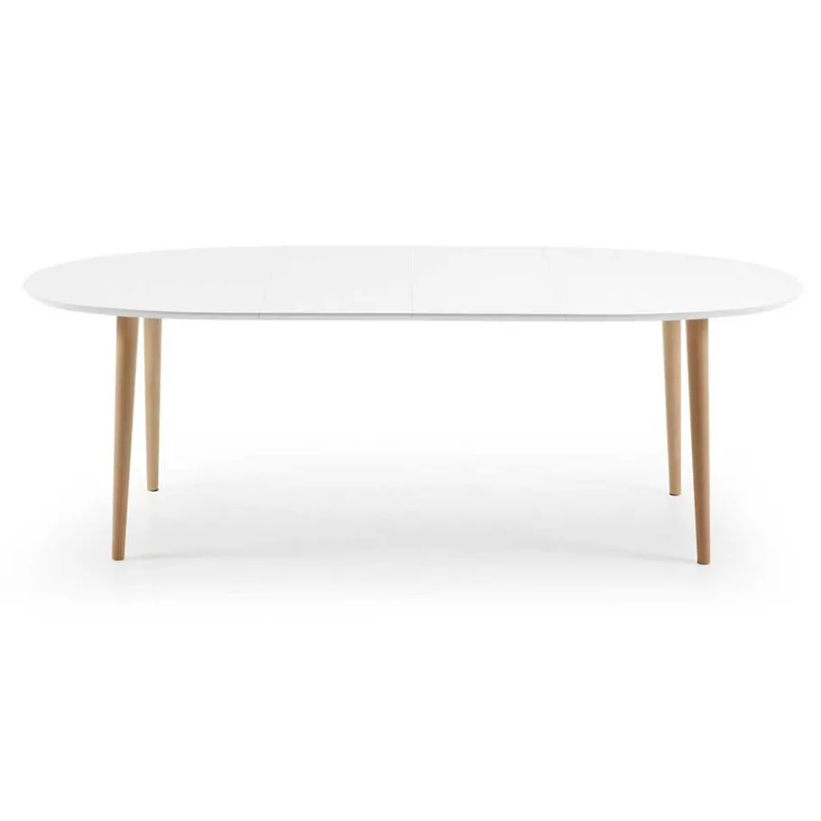 Clearance Wohnen Scandi Ausziehtisch in Oval - Hakamo