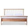 Wohnen Scandi Chic Bettgestell aus Wildeiche Honig - Abru