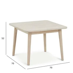 Sale Wohnen Scandi Chic Couchtisch in Eiche Weiß - Rosanna