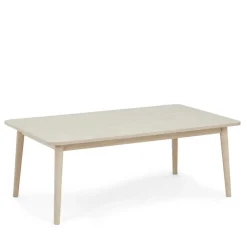 Sale Wohnen Scandi Chic Couchtisch in Eiche Weiß - Rosanna