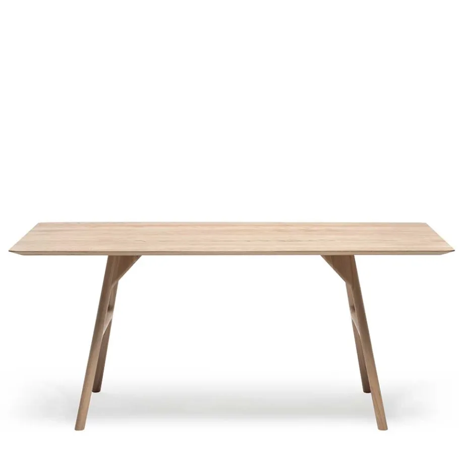 Clearance Wohnen Scandi Chic Eichentisch in Bianco geölt - Ravona