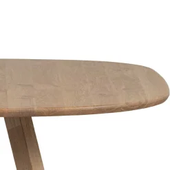 Online Wohnen Scandi Chic Esstisch aus Eiche Massivholz - Sarosa