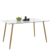 Sale Wohnen Scandi Chic Esszimmer Glastisch 140x80 cm - Rusaly