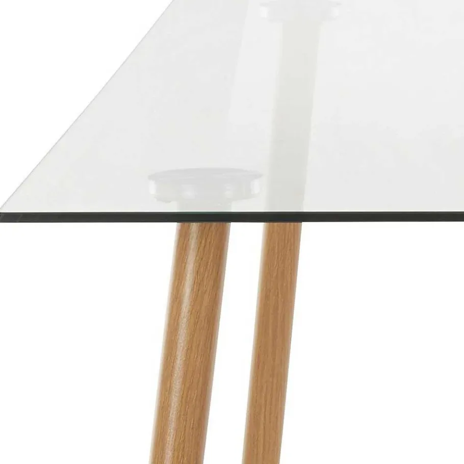 Sale Wohnen Scandi Chic Esszimmer Glastisch 140x80 cm - Rusaly