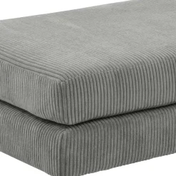 Hot Wohnen Scandi Chic Hocker in Anthrazit Cord - Lidio