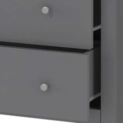 Wohnen Scandi Chic Kommode in Grau mit Eiche - Donia