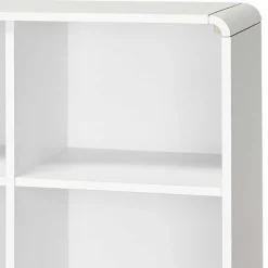 Wohnen Scandi Chic Regal in Weiß mit Eiche - Kolreva