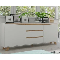Clearance Wohnen Scandi Chic Sideboard in Weiß - Cady
