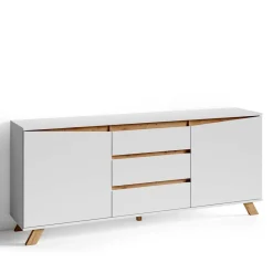 Clearance Wohnen Scandi Chic Sideboard in Weiß - Cady