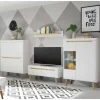 Sale Wohnen Scandi Chic TV Wohnwand Möbel - Ginko (vierteilig)